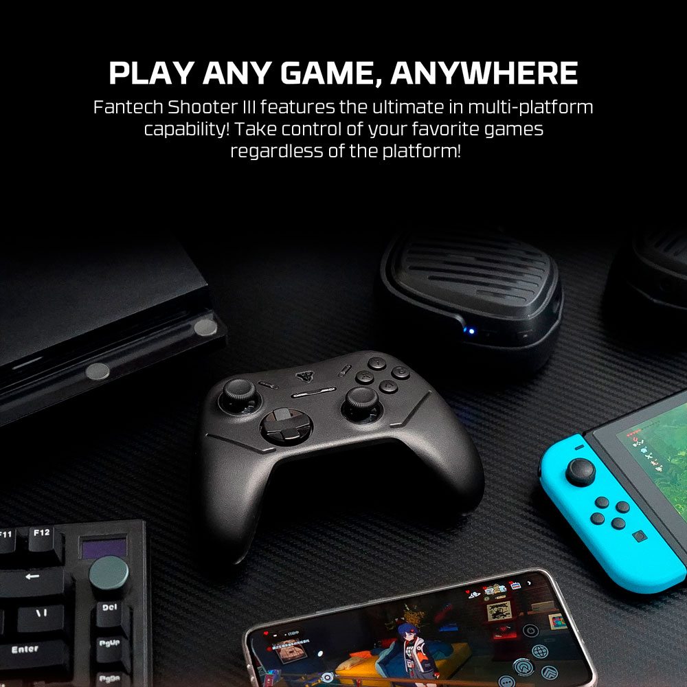 WGP13s SHOOTER III Black Control Inalámbrico Multiplataforma PC Switch Mobile Playstation 14