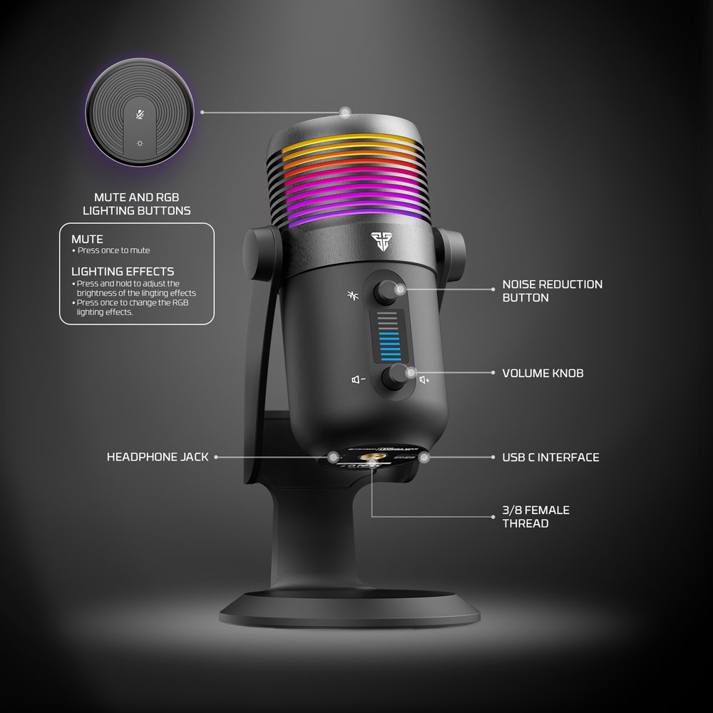 MCX03 LEVIOSA MAX Black Micrófono Cardioide Condensador 7