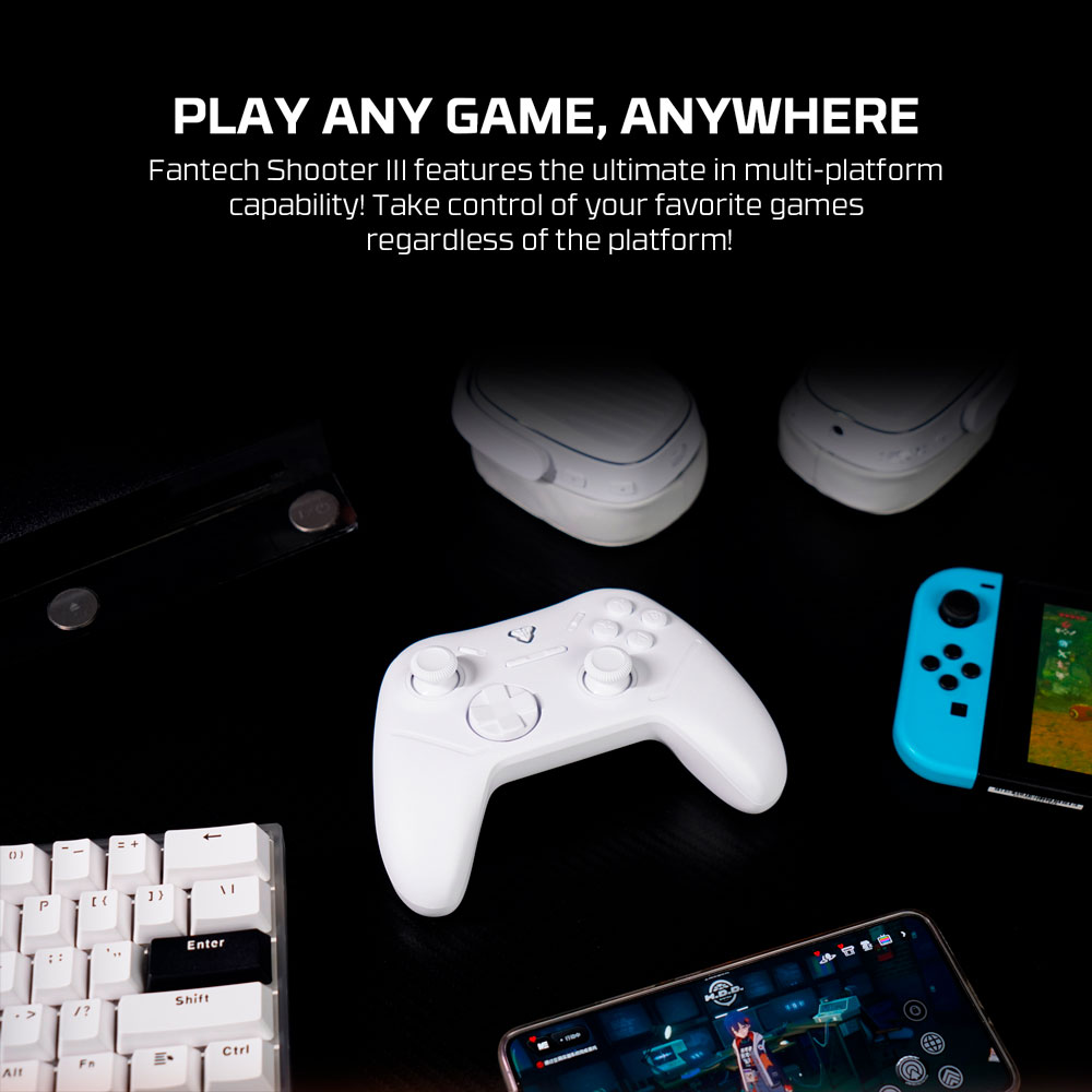 WPG13s SHOOTER III White Control Inalámbrico Multiplataforma PC Switch Mobile Playstation 14
