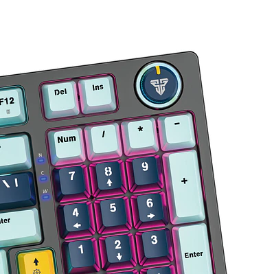 MK890V2 ATOM96 Navy Teclado Mecánico 90% Hot-Swappable Layout USA