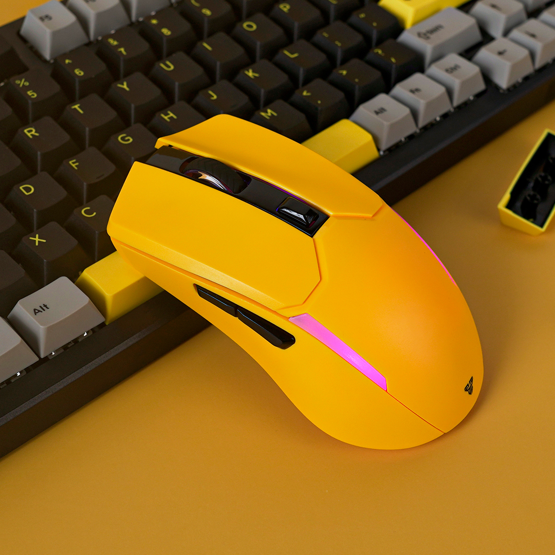 WGC2 VENOM II Vibe Edition Yellow Mouse Inalámbrico 4.000 DPI 5