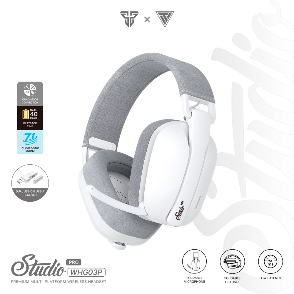 WHG03P STUDIO PRO White Audífonos Inalámbricos 7.1 Virtual 23