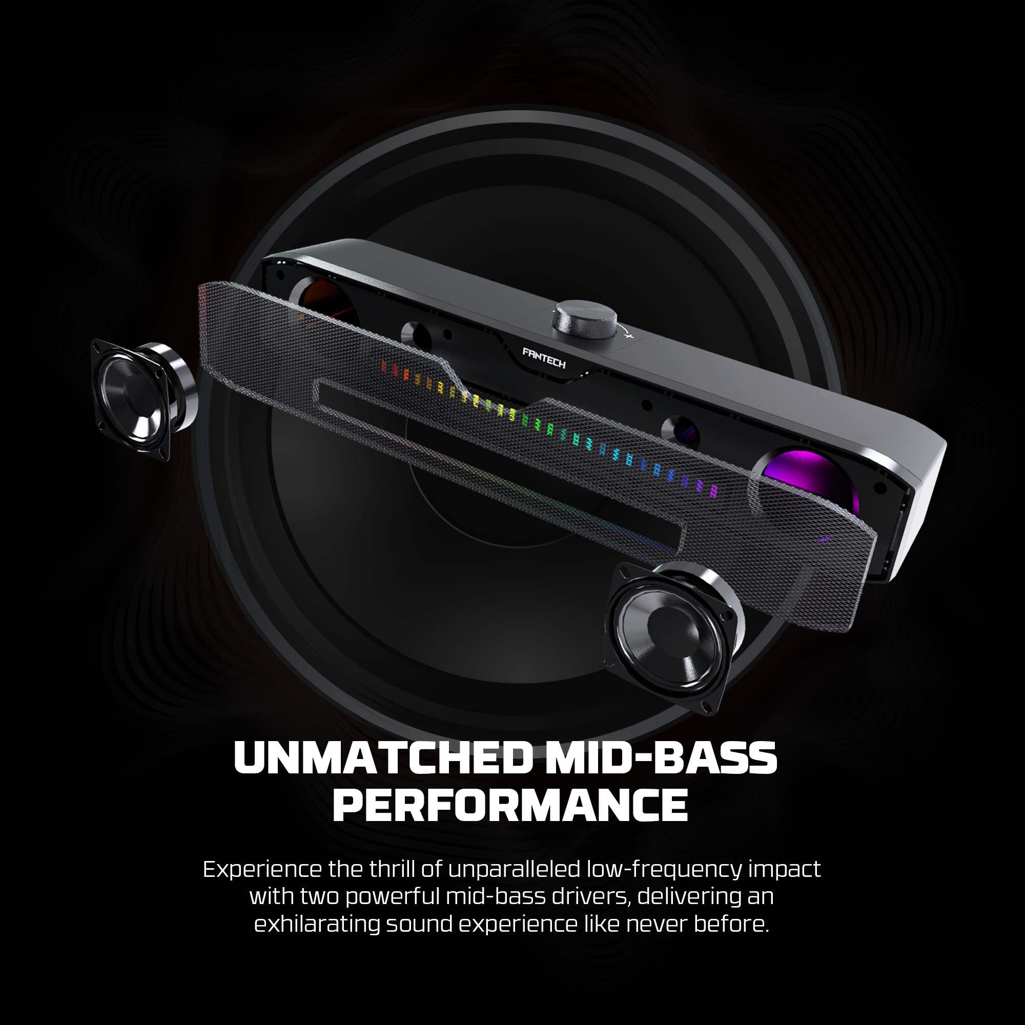 GS303 GROOVE BAR Black SoundBar Inalámbrica 10