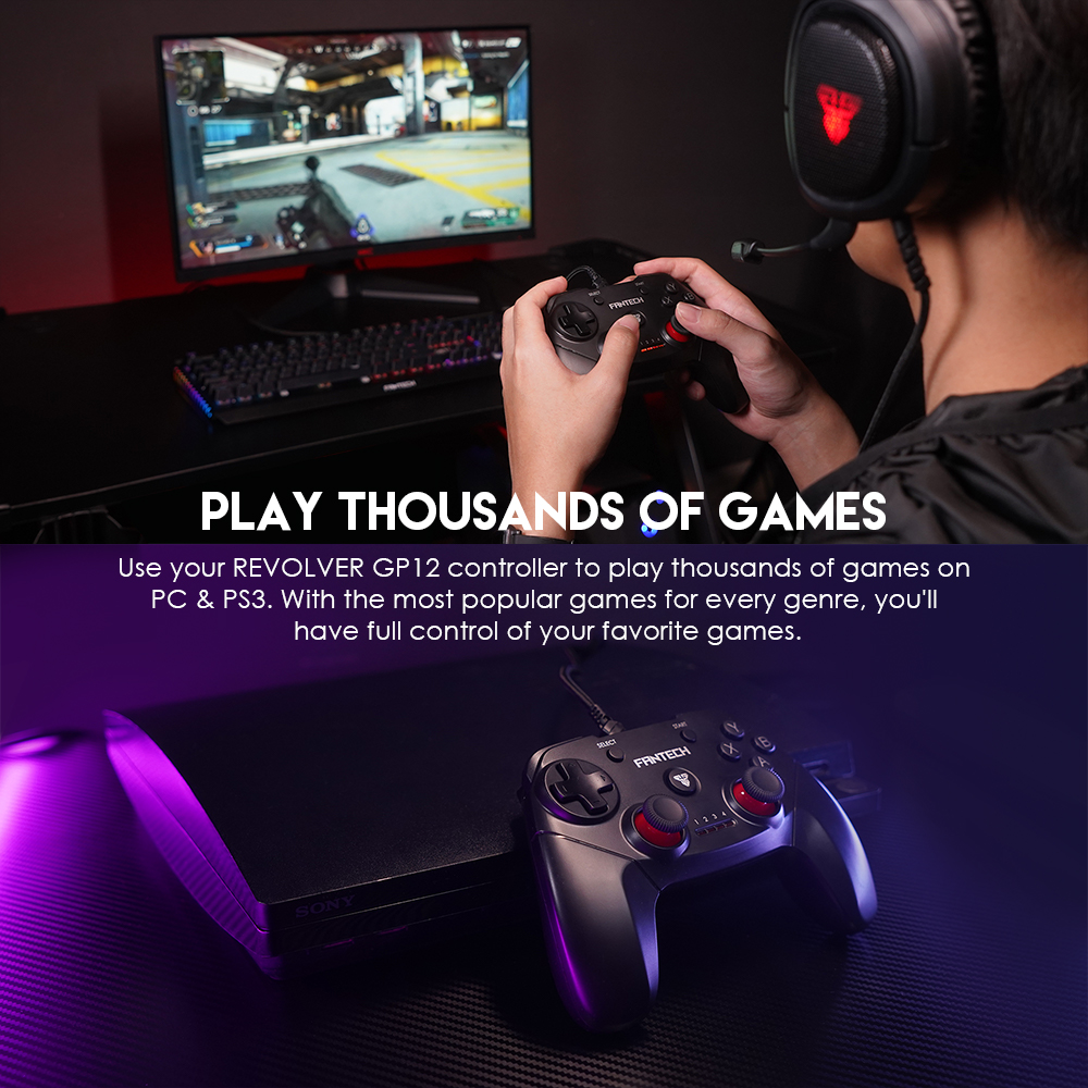 GP12 REVOLVER Black Control PC PS3 8
