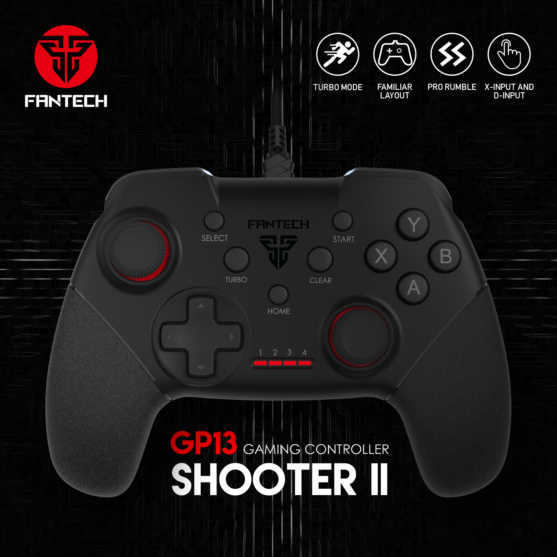 GP13 SHOOTER II Black Control PC PS3 11