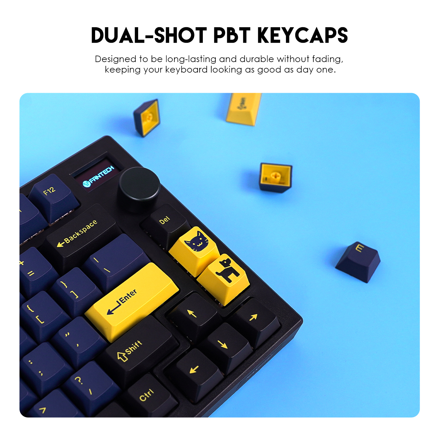 ACK01 VIBE Epic Grey Scale Keycaps Set 3