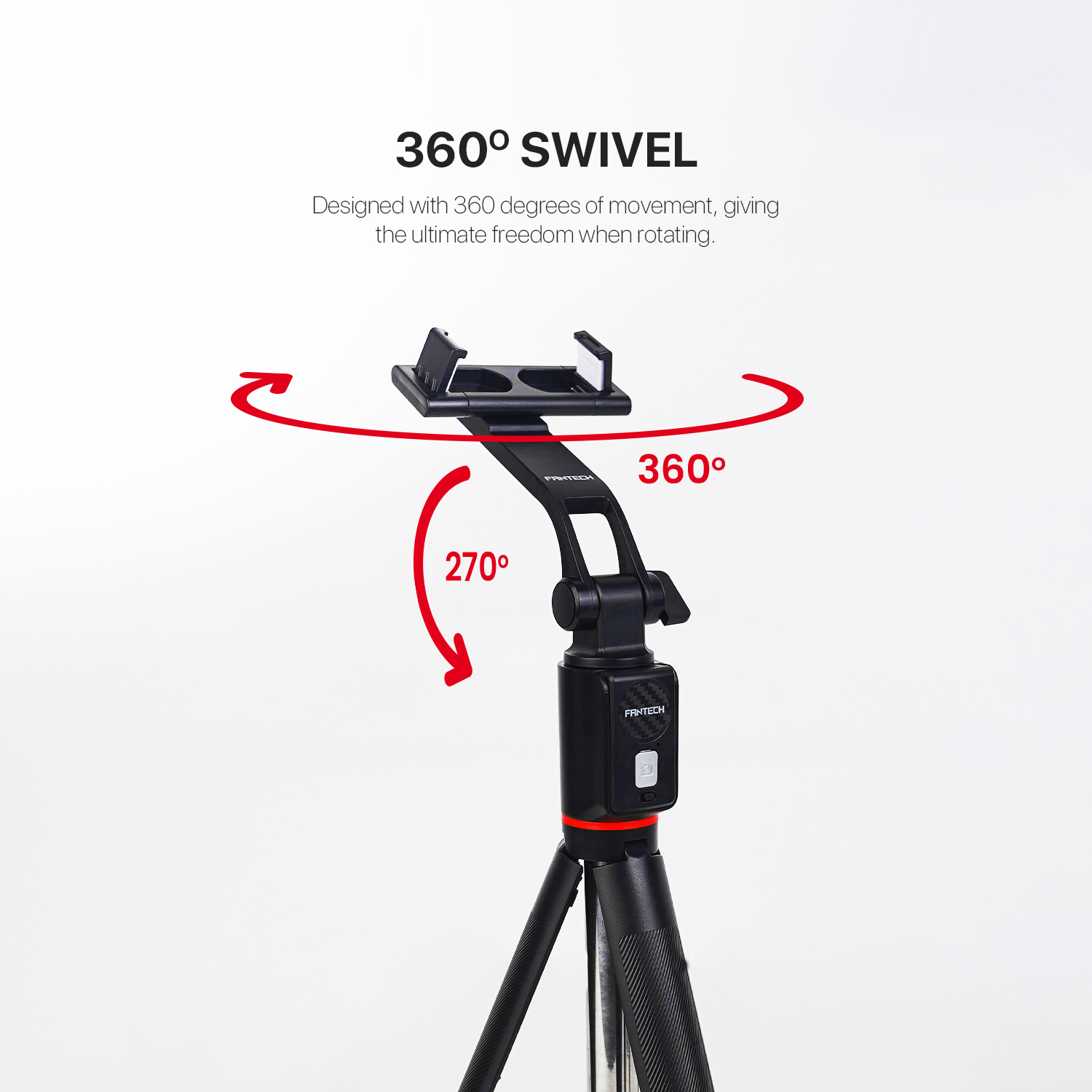 SS170 Silver/Black SelfieStick 8