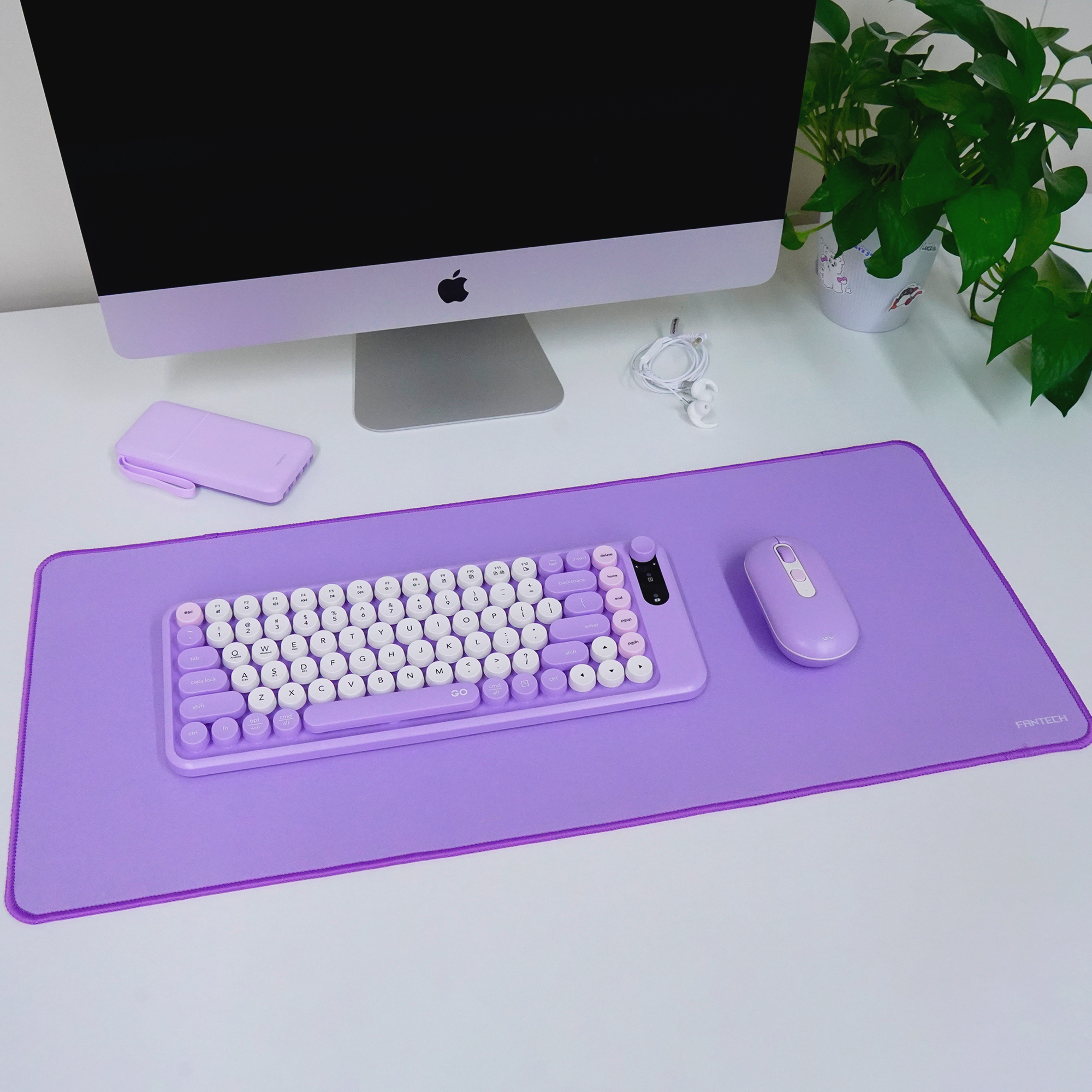 MP70 BASIC Purple Mousepad de Oficina Talla XL 2