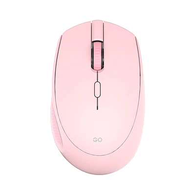 W193 GO Pink Mouse inalámbrico Bluetooth 5.0 y Receptor USB 1.600 DPI