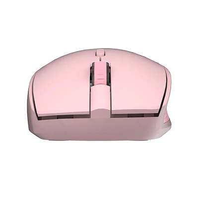 W193 GO Pink Mouse inalámbrico Bluetooth 5.0 y Receptor USB 1.600 DPI