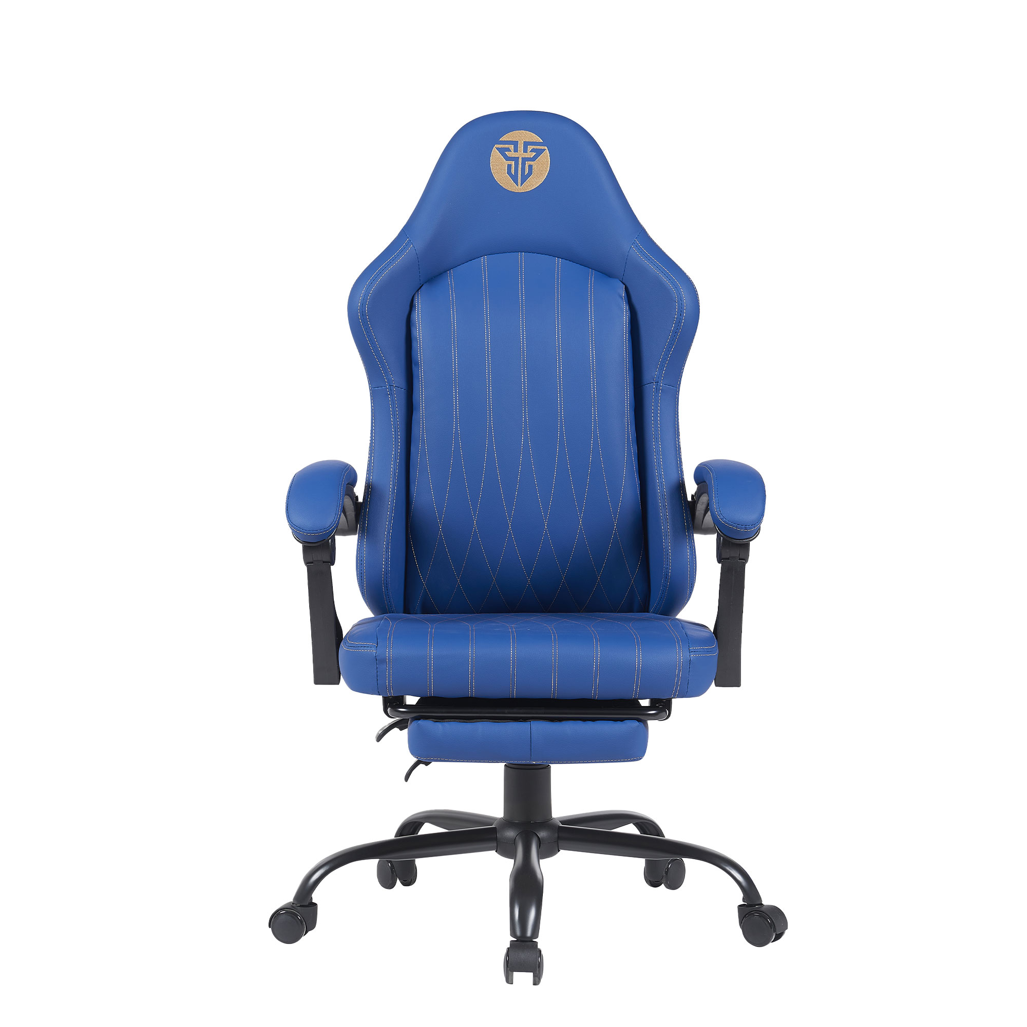 GC193 BLUE Silla Gamer Ergonómica de Ecocuero con Reposapiés 9