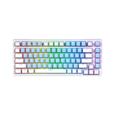 MK612 ATOM X83 Ame Blue Teclado Mecánico 75% RGB Hot-Swappable Layout USA