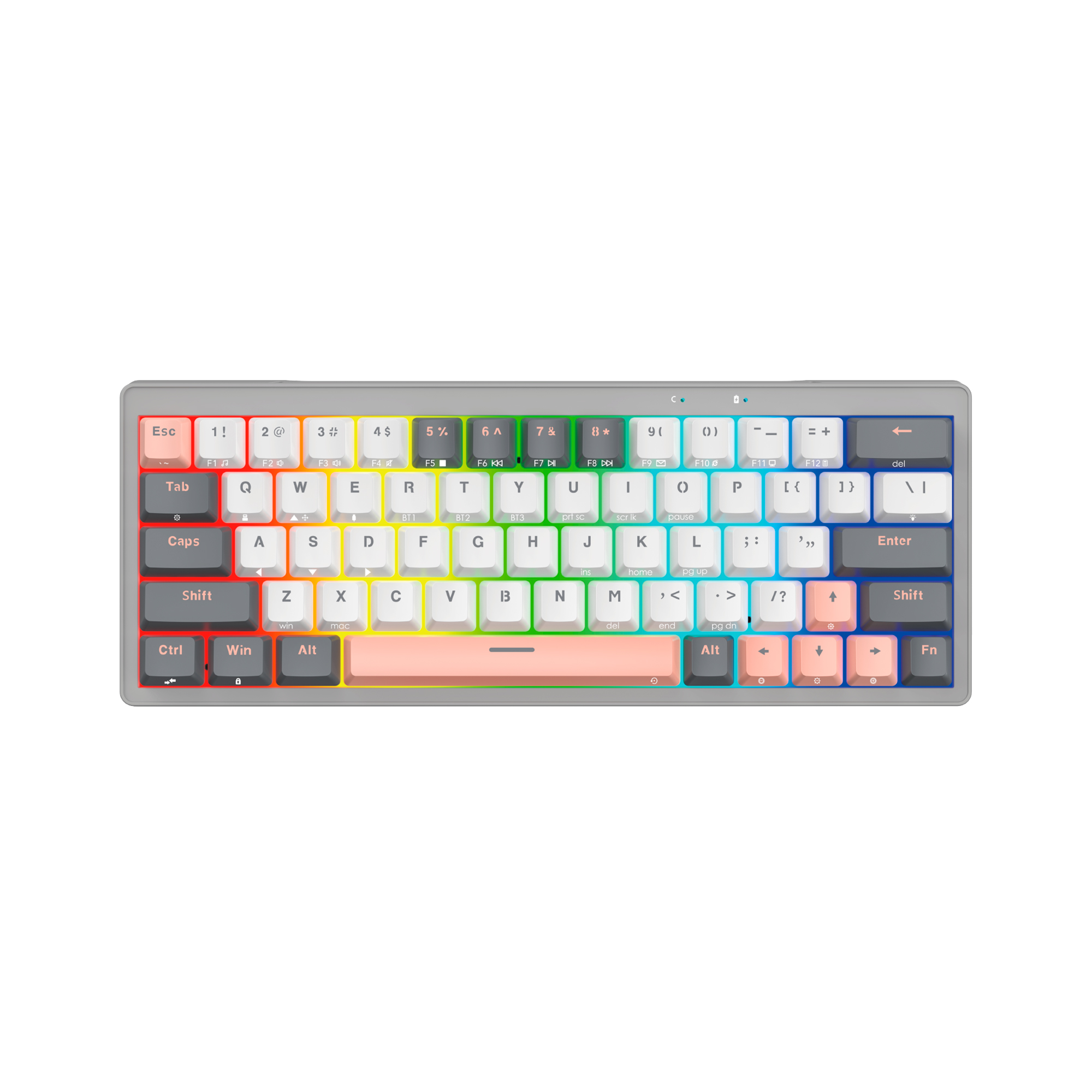 MK912 ATOM PRO63 Saturn Teclado Mecánico Inalámbrico 60% Hot-Swappable Layout USA 1