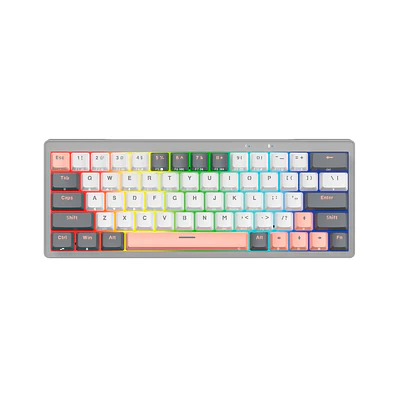 MK912 ATOM PRO63 Saturn Teclado Mecánico Inalámbrico 60% Hot-Swappable Layout USA