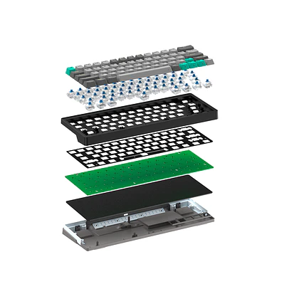 MK912 ATOM PRO63 Saturn Teclado Mecánico Inalámbrico 60% Hot-Swappable Layout USA