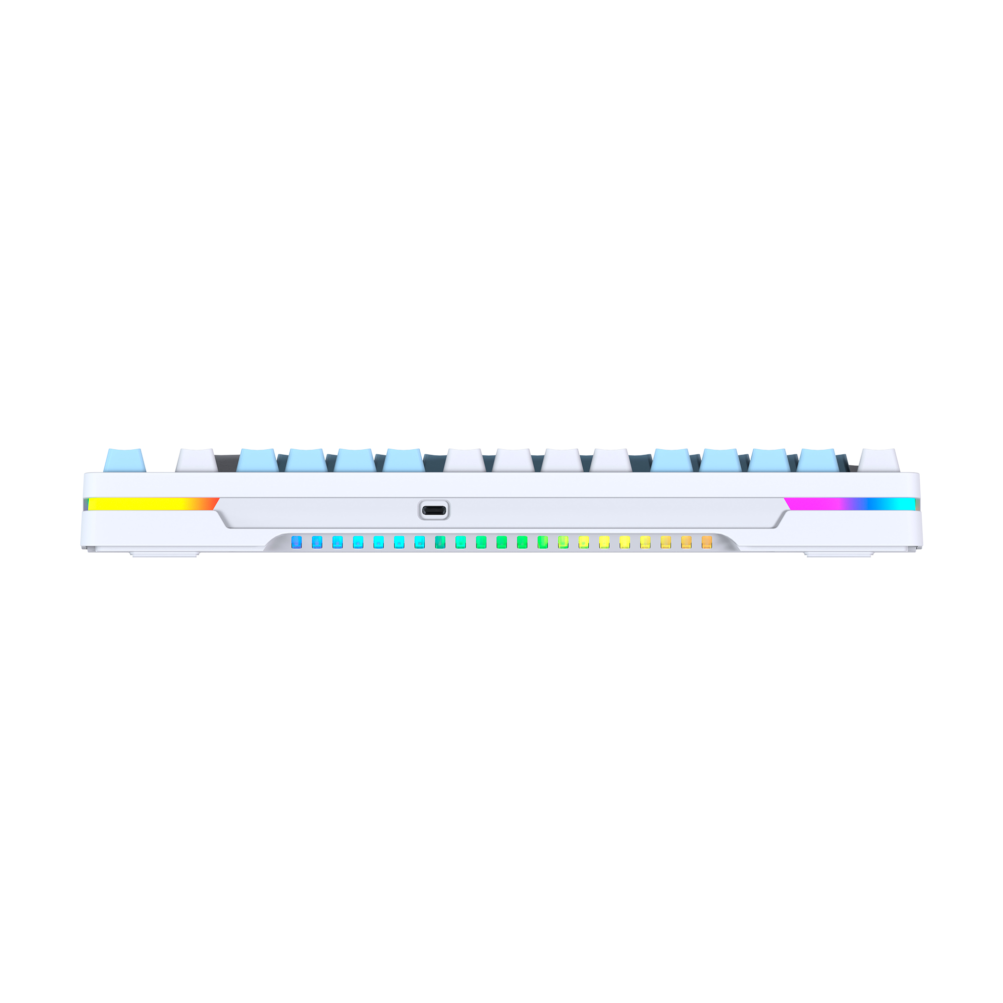 MK612 ATOM X83 Ame Blue Teclado Mecánico 75% RGB Hot-Swappable Layout USA 8