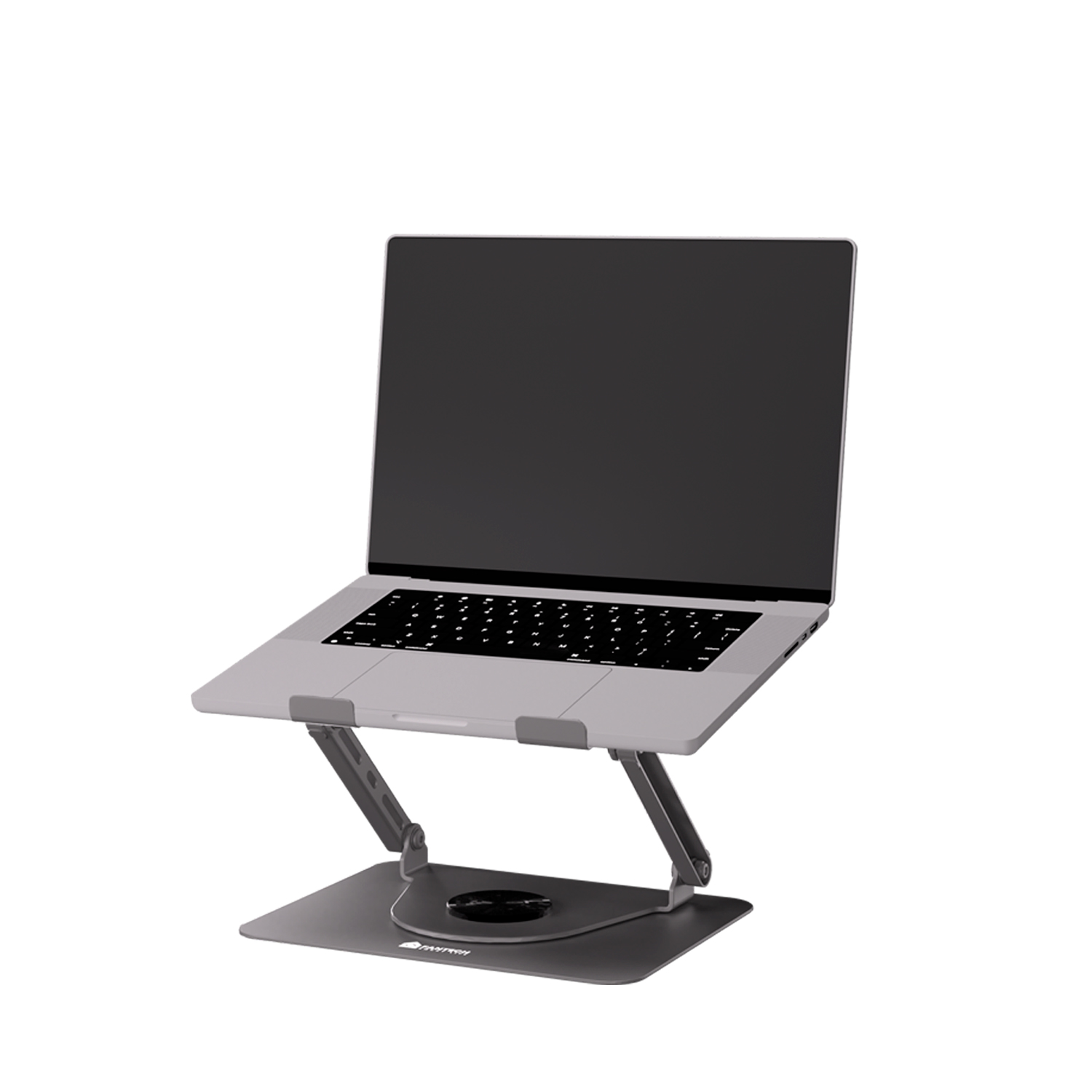 NC30 Grey Base de Notebook con Elevación y Ventilación RGB Notebook Stand 4