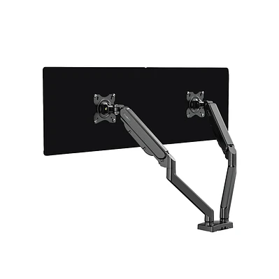 MBD1 PROMOUNT Black Soporte Monitor Double Arm WorkStation