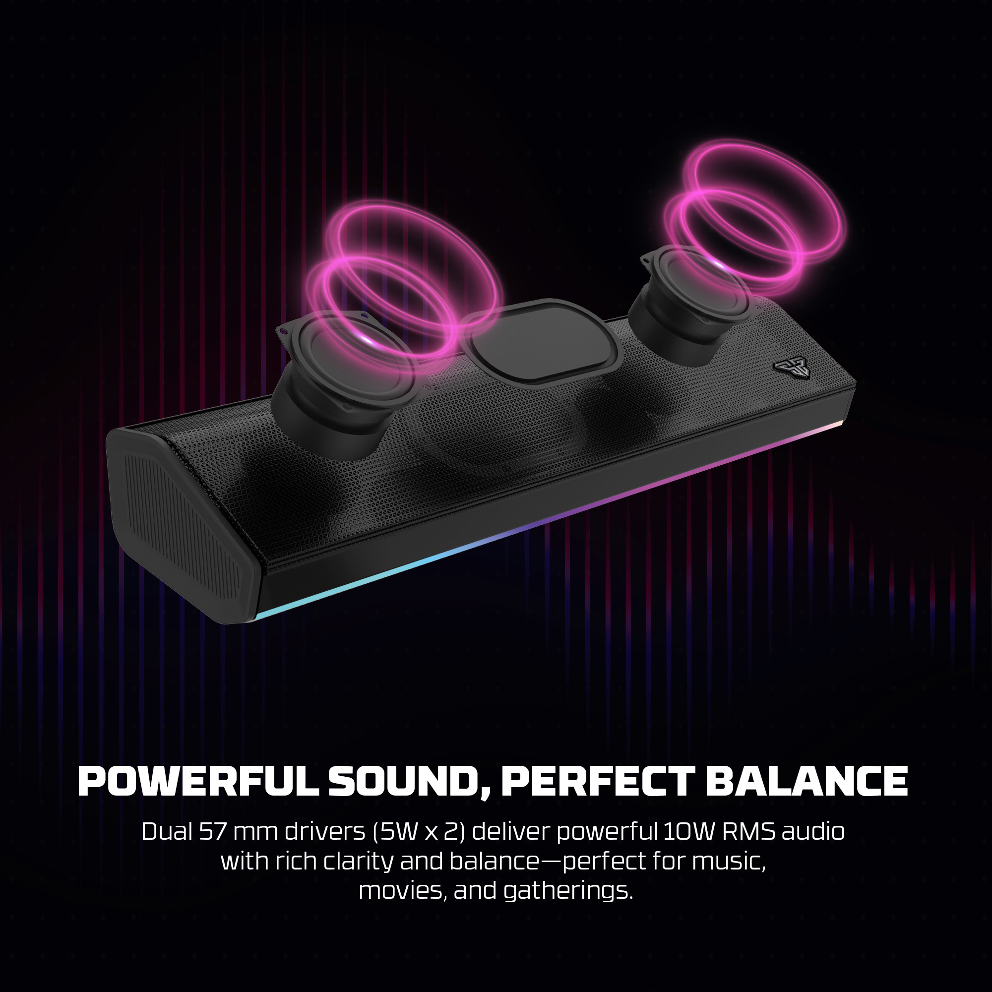 BS162 GROOVE BAR PRO Black Sound Bar TWS Multiplataforma 9