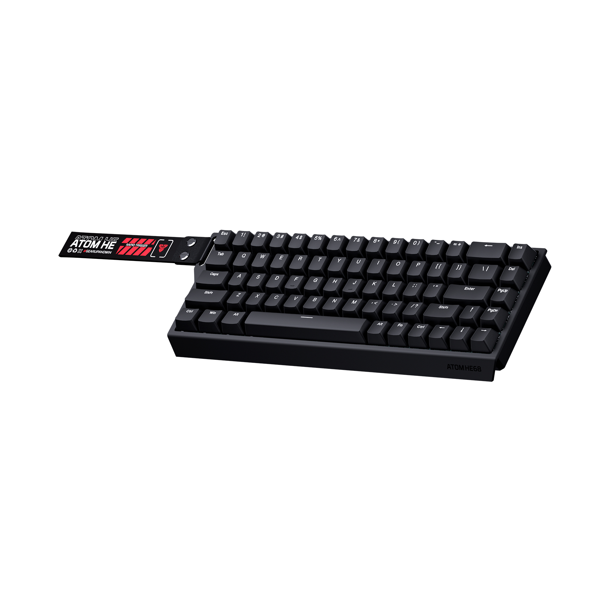 MK811 ATOM HE68 Black Teclado Magnético 60% 8.000 Hz Layout USA 2