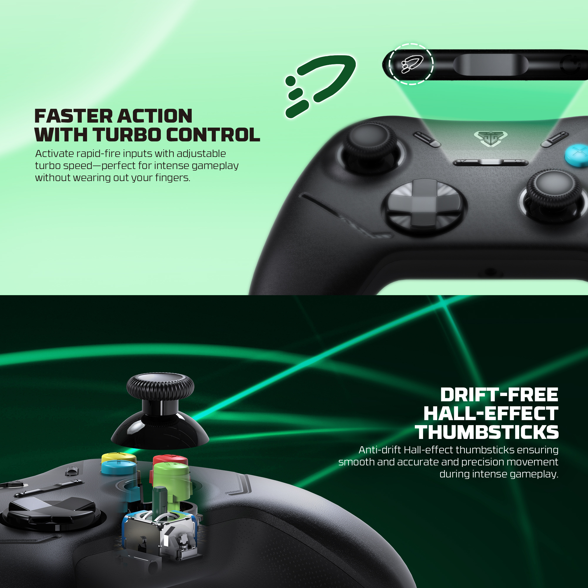 WGP13X SHOOTER III Black Control Inalámbrico Xbox Series S/X Xbox One PC 18