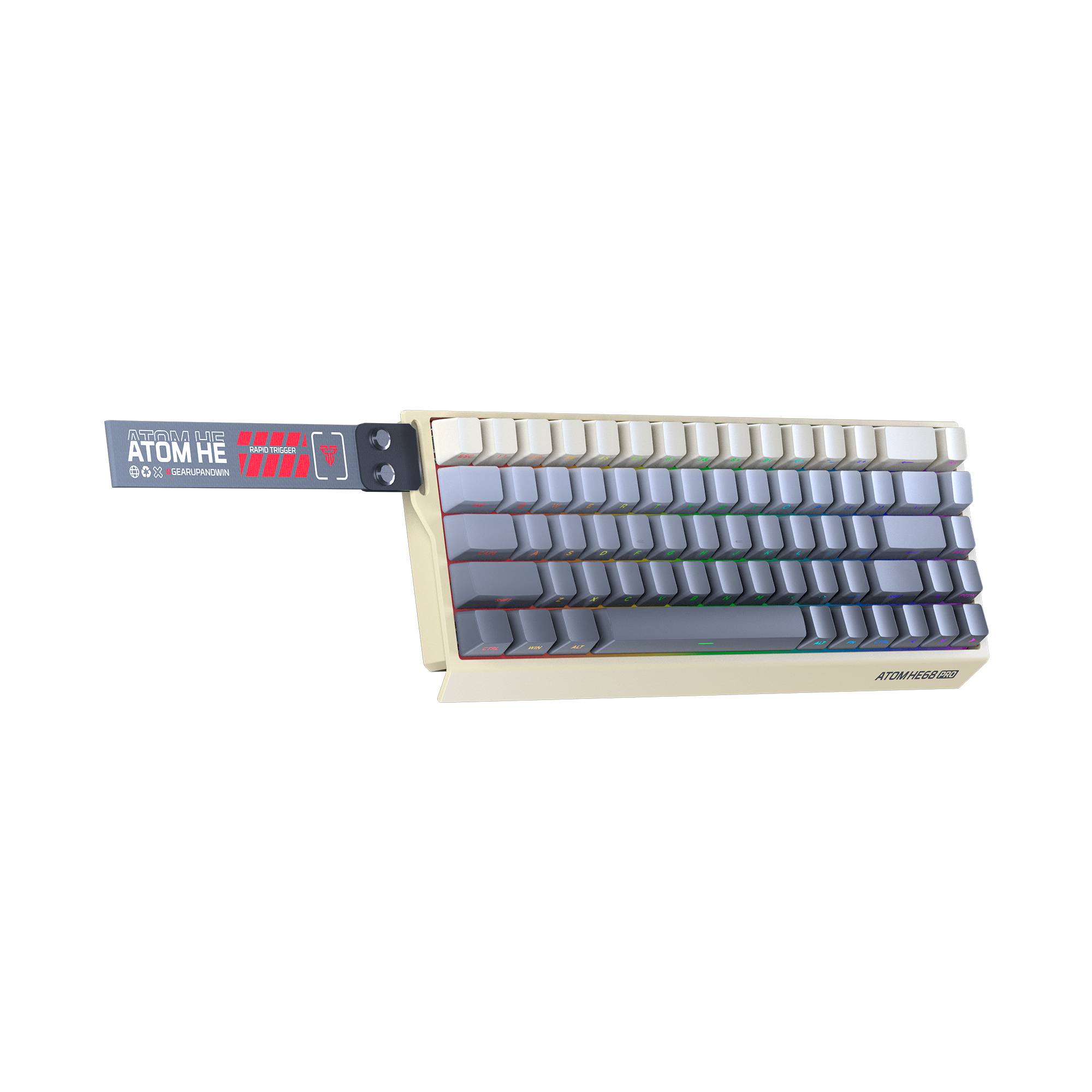 MK922 ATOM HE68 PRO Retro Teclado inalámbrico Magnético 60% 8.000 Hz Layout USA 4