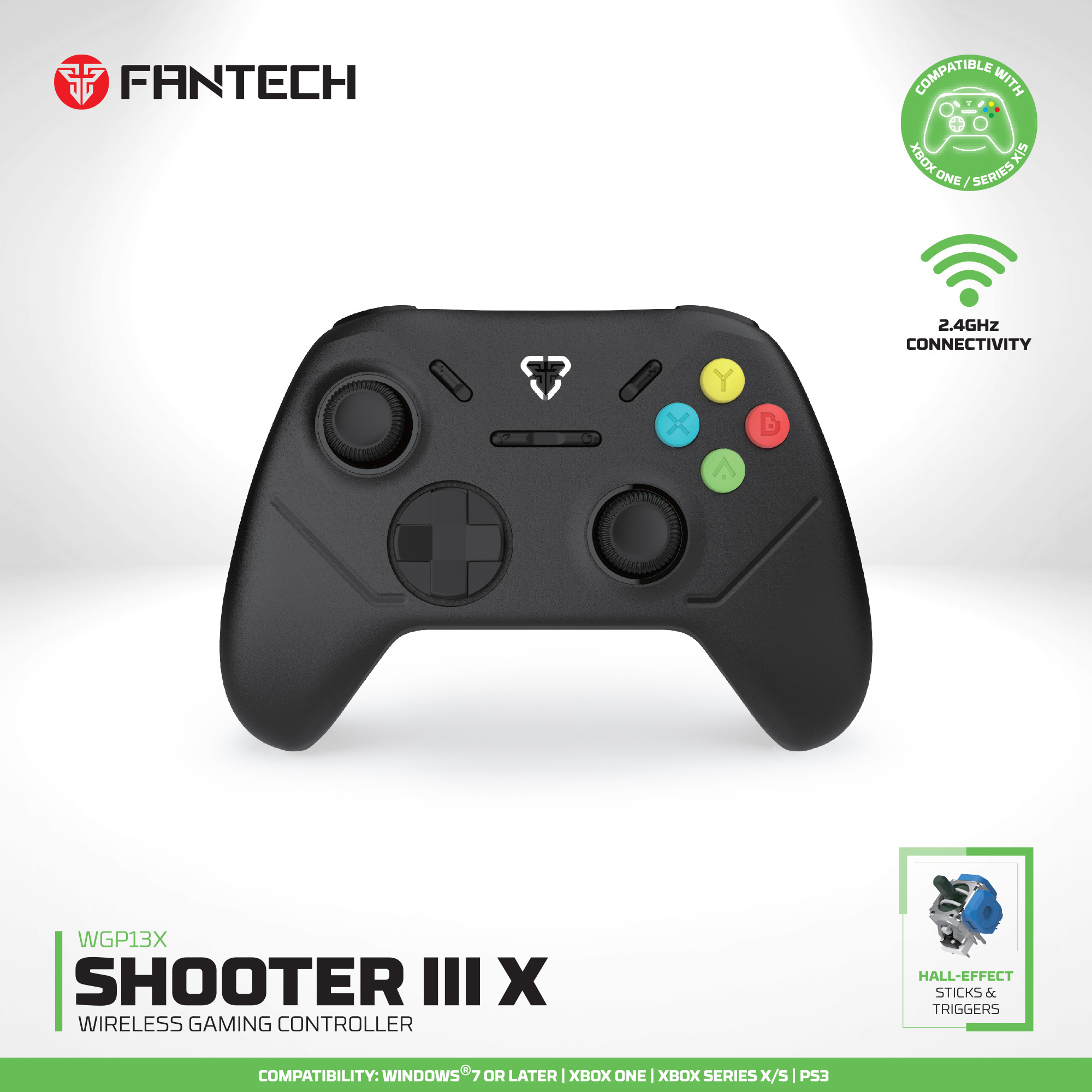 WGP13X SHOOTER III Black Control Inalámbrico Xbox Series S/X Xbox One PC 21