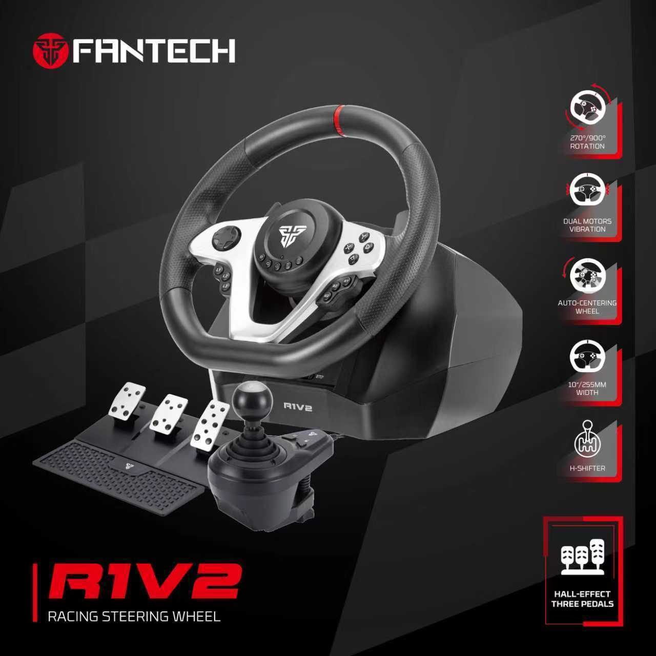 R1V2 Volante + Shifter + Pedalera Multiplataforma Xbox PS Switch PC 20