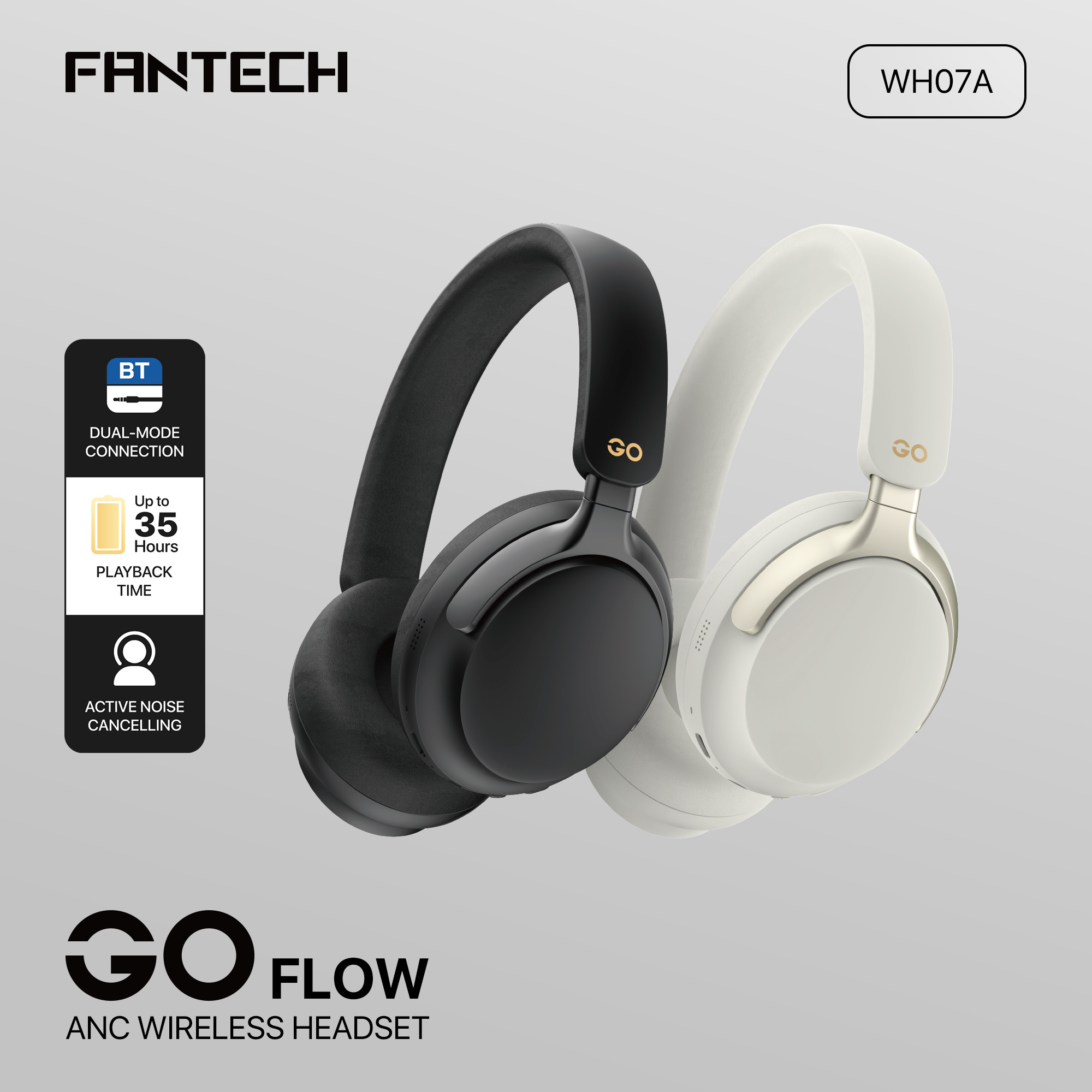 WH07A FLOW Light Grey Audífonos Inalámbricos HD Audio 19