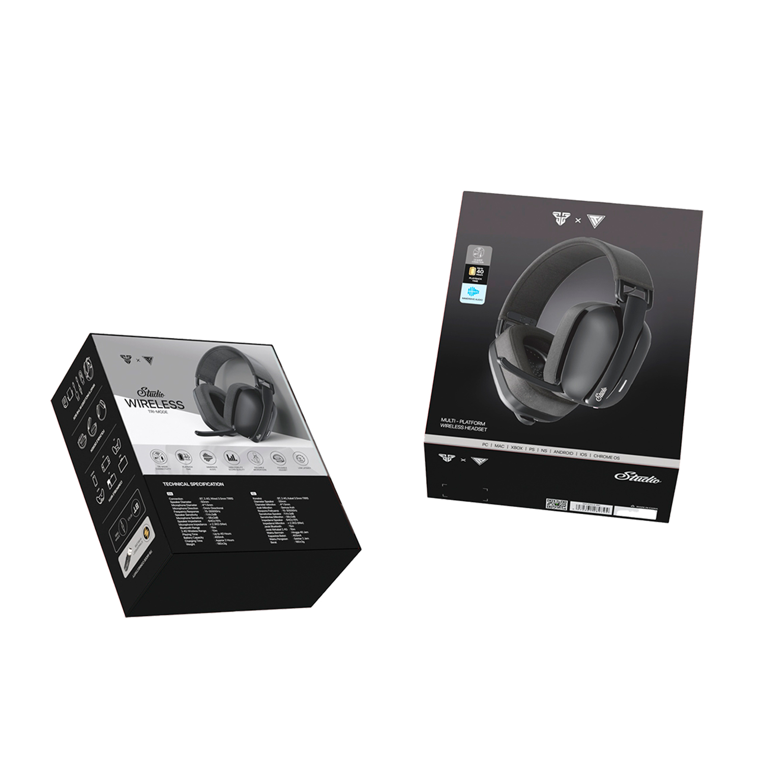 WHG03 STUDIO Black Audífonos Inalámbricos 7.1 Virtual 21