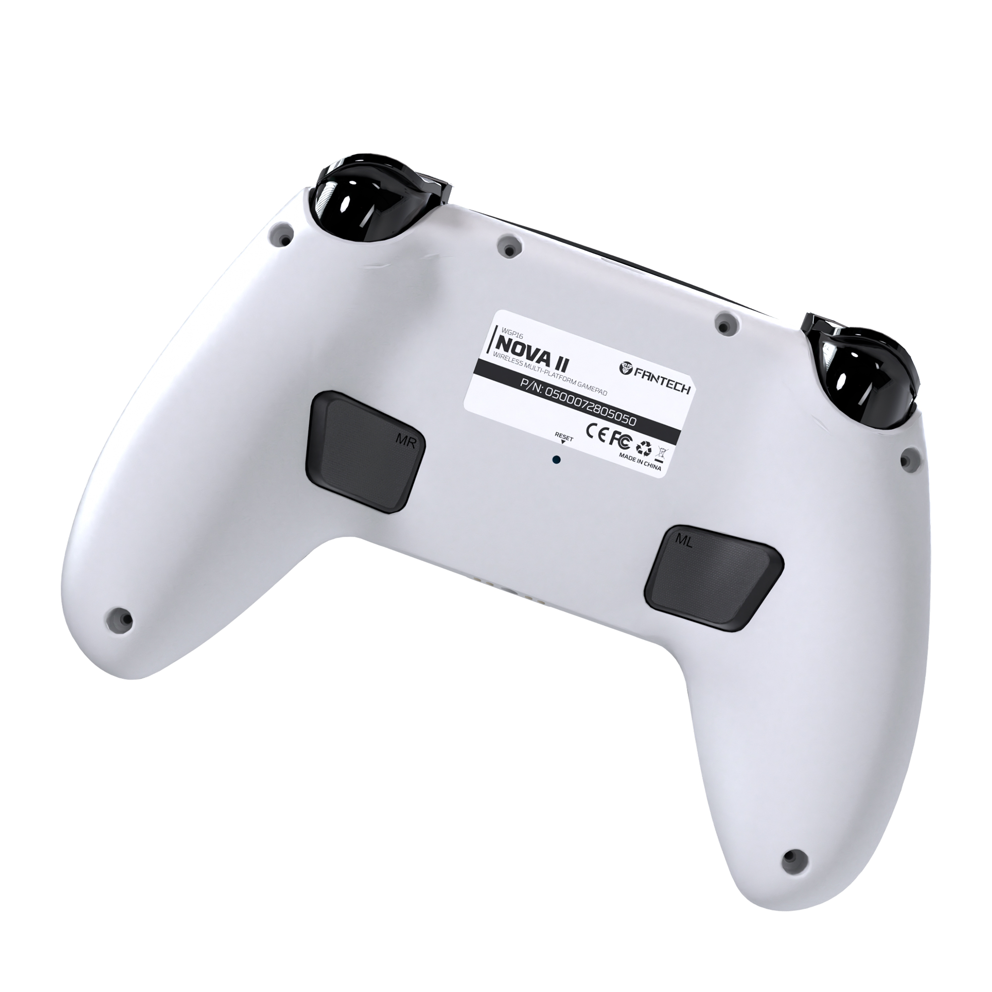 WGP16 NOVA II White Control Inalámbrico Multiplataforma Switch 2 PC PS4 8