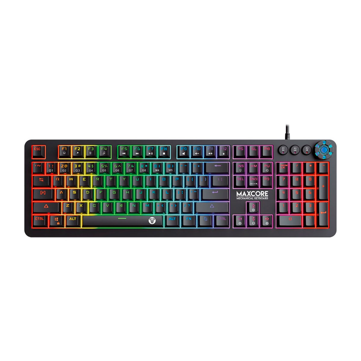 MK852 MAXCORE Black Teclado Mecánico 100% Layout USA 1
