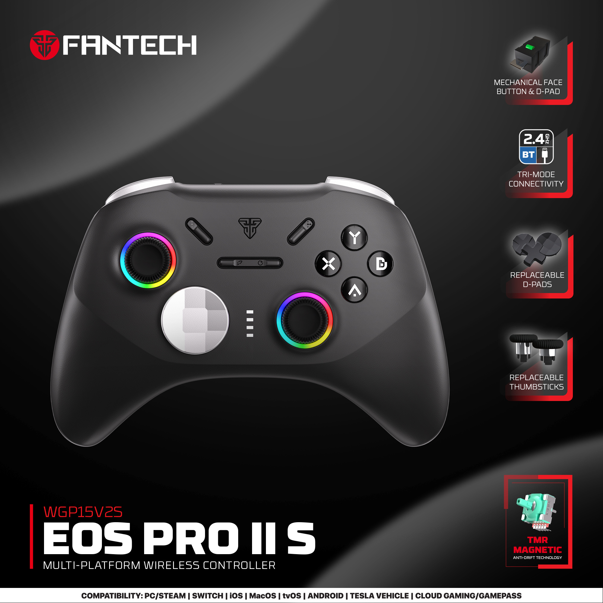 WGP15V2s EOS PRO II S Orion Control Inalámbrico Multiplataforma Android iOS MacOS Switch 20