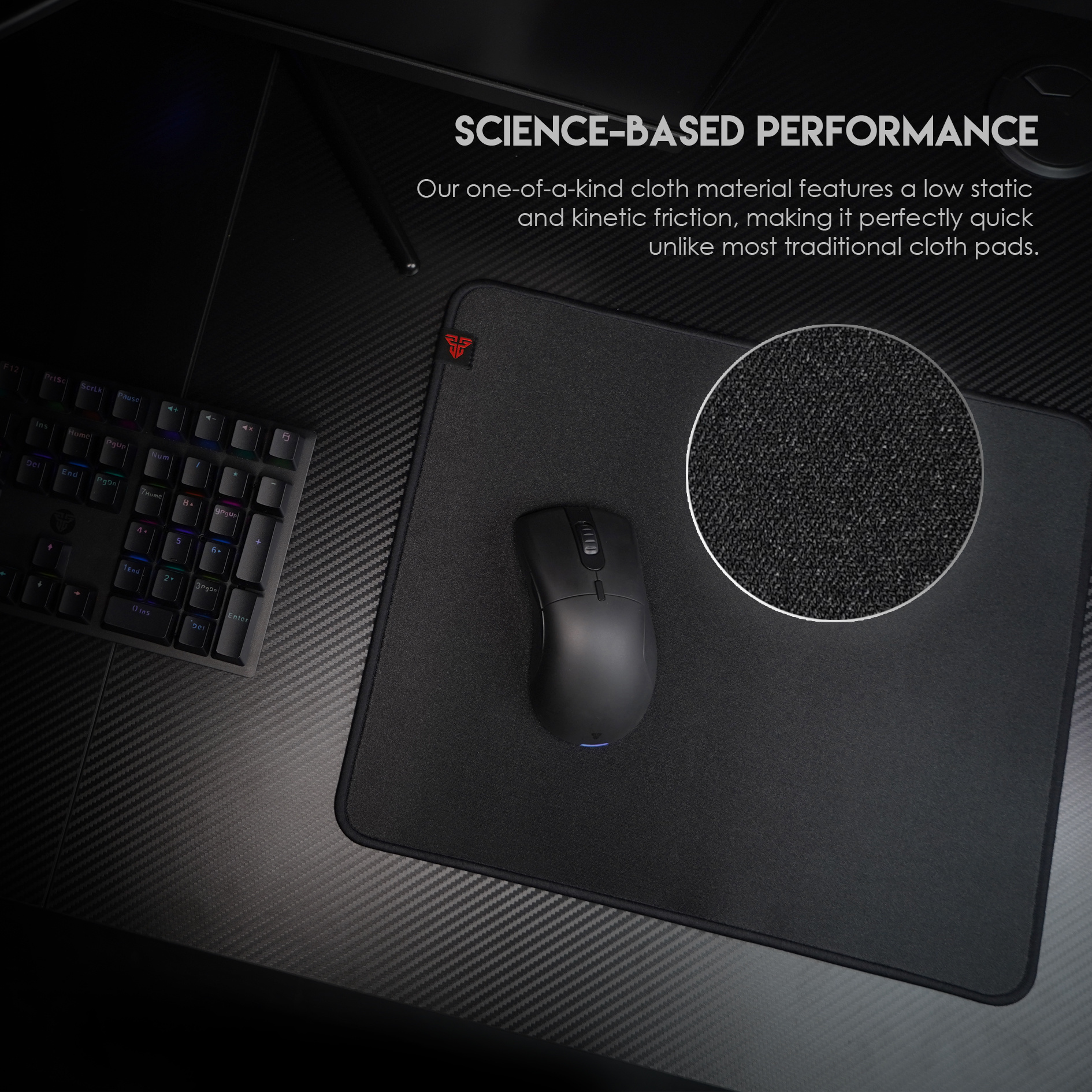 MP453 AGILE Black Mousepad Talla L Mix Edition 3