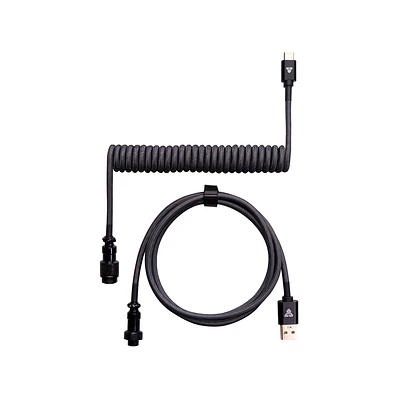 AC701 Grey Cable Rizado USB C a USB A