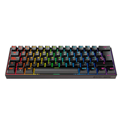 MK857 MAXFIT61 Black Teclado Mecánico 60% Layout Español
