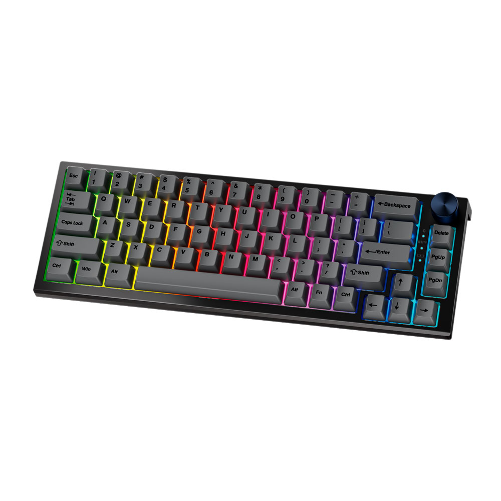 MK858 MAXFIT67 Black Teclado Mecánico Inalámbrico 60% Layout USA 2