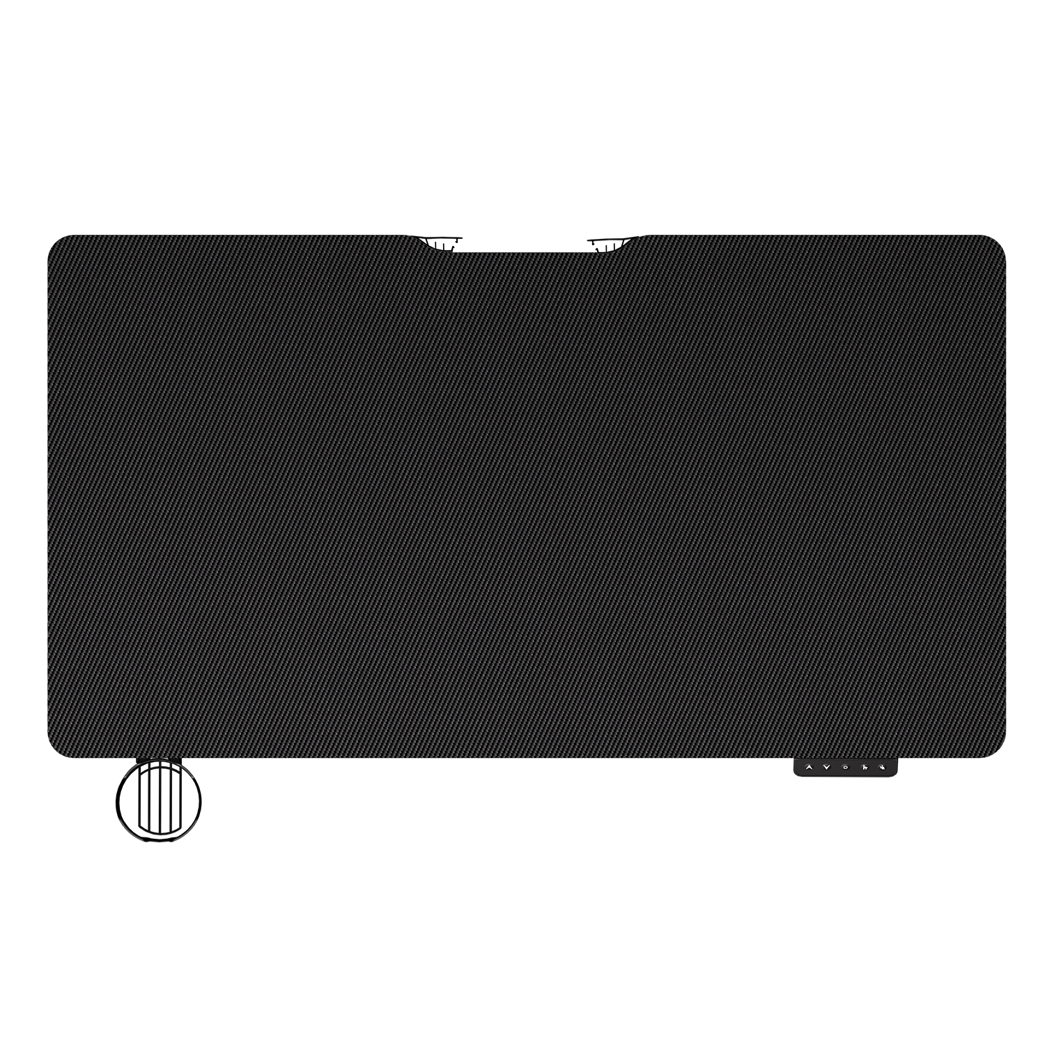 WS311 WORKSTATION Carbon Black Escritorio con Control de Elevación Automática 4