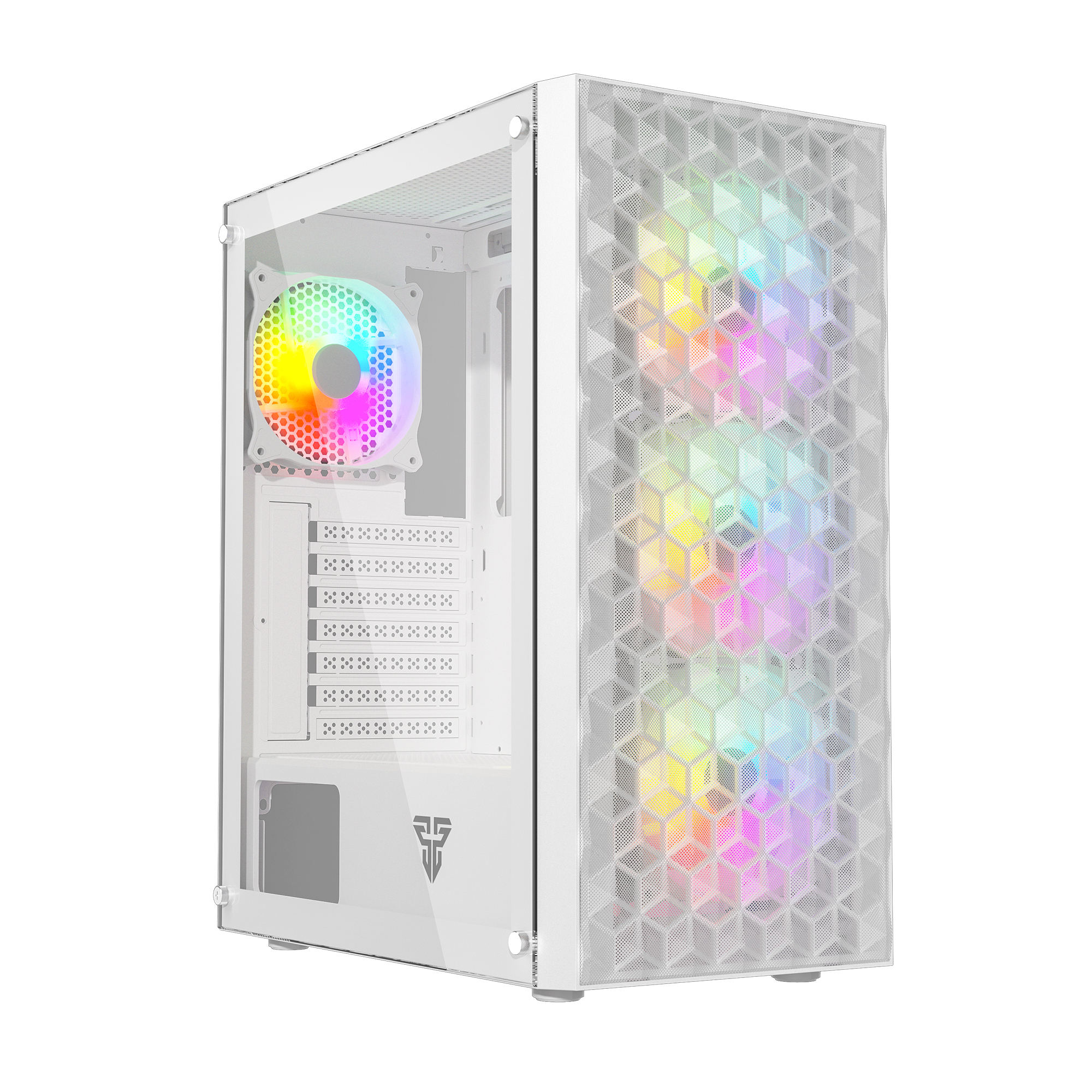 CG83 AERO II White Gabinete PC + 4 Ventiladores RGB 1