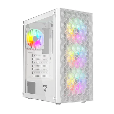 CG83 AERO II White Gabinete PC + 4 Ventiladores RGB