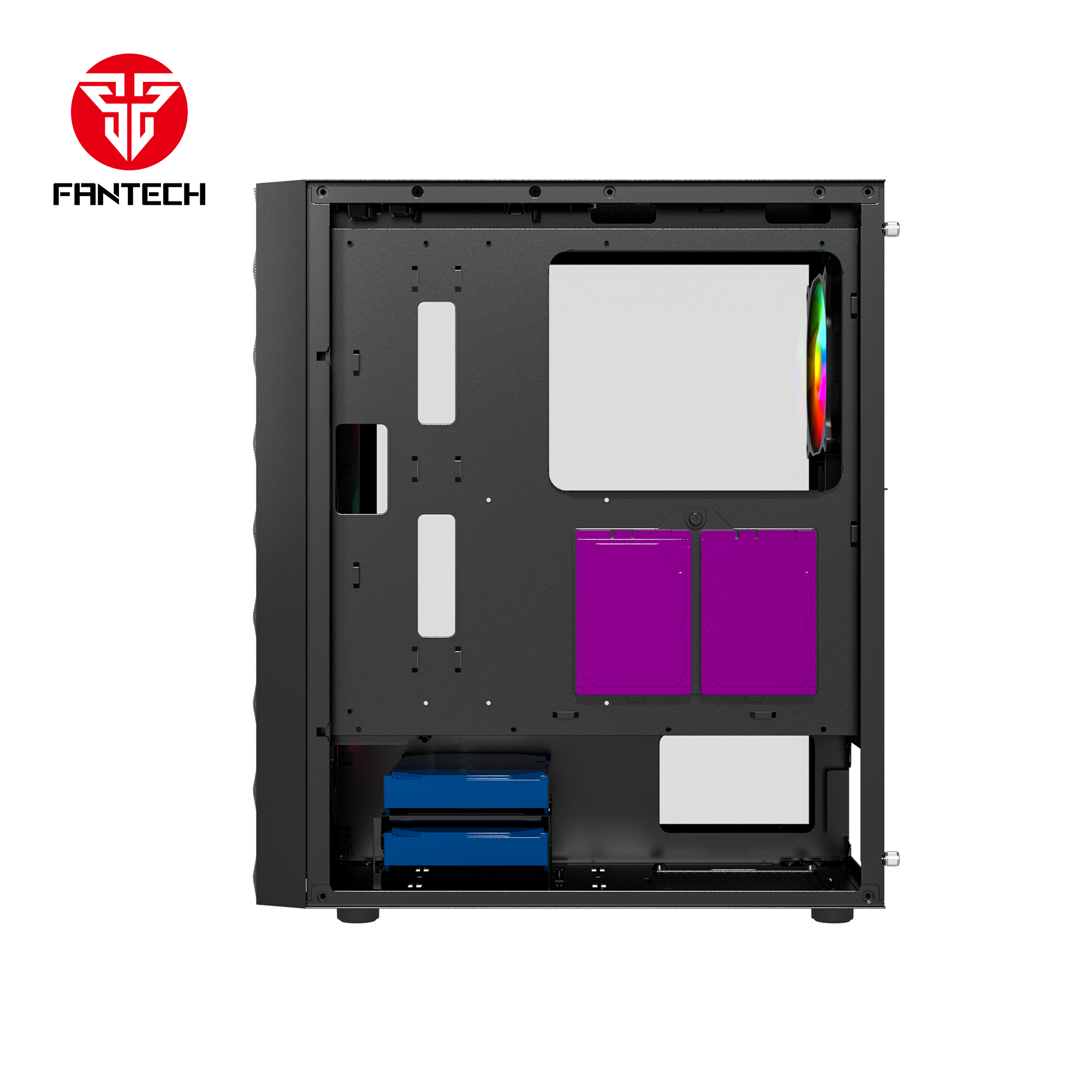 CG83 AERO II Black Gabinete PC + 4 Ventiladores RGB 4