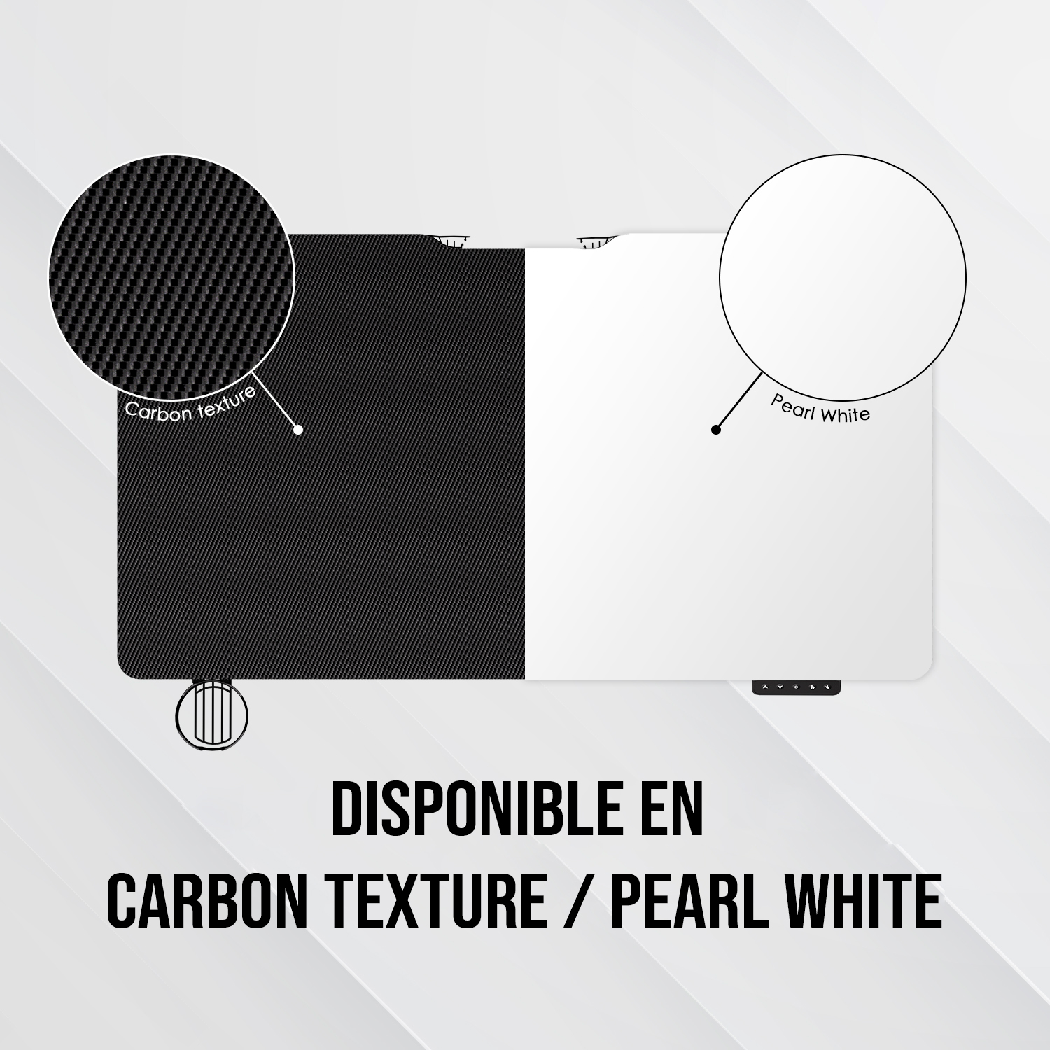 WS311 WORKSTATION Carbon Black Escritorio con Control de Elevación Automática 13
