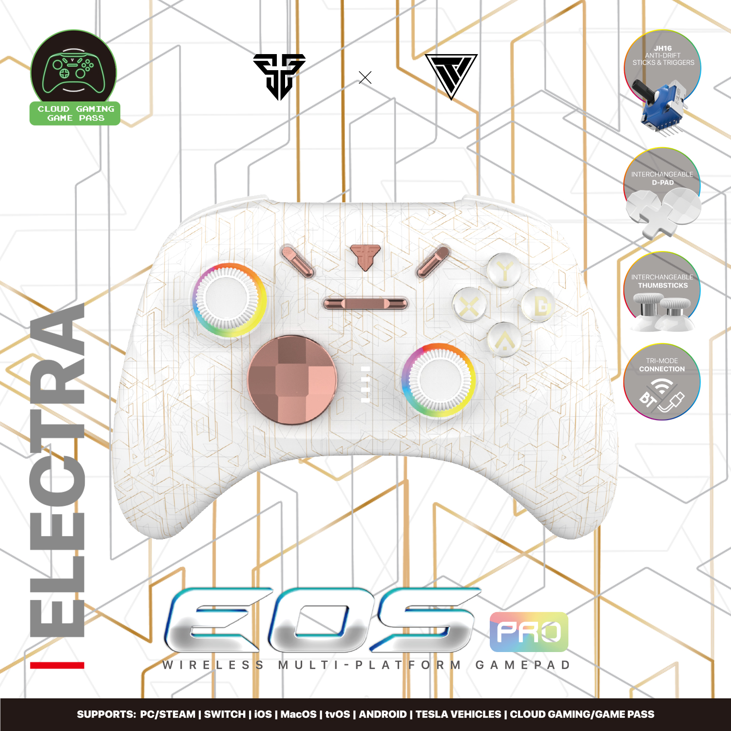 WGP15 EOS PRO Electra Control Inalámbrico Multiplataforma PC Nintendo Switch 15