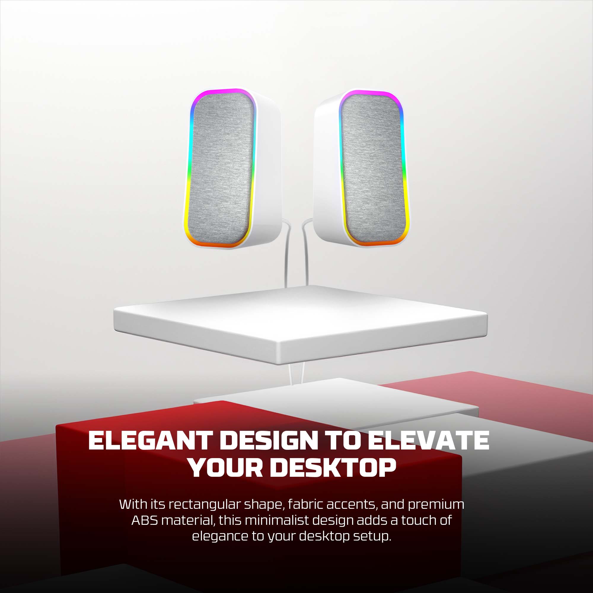GS304 GROOVE White Parlantes Bluetooth 3.5 mm 8