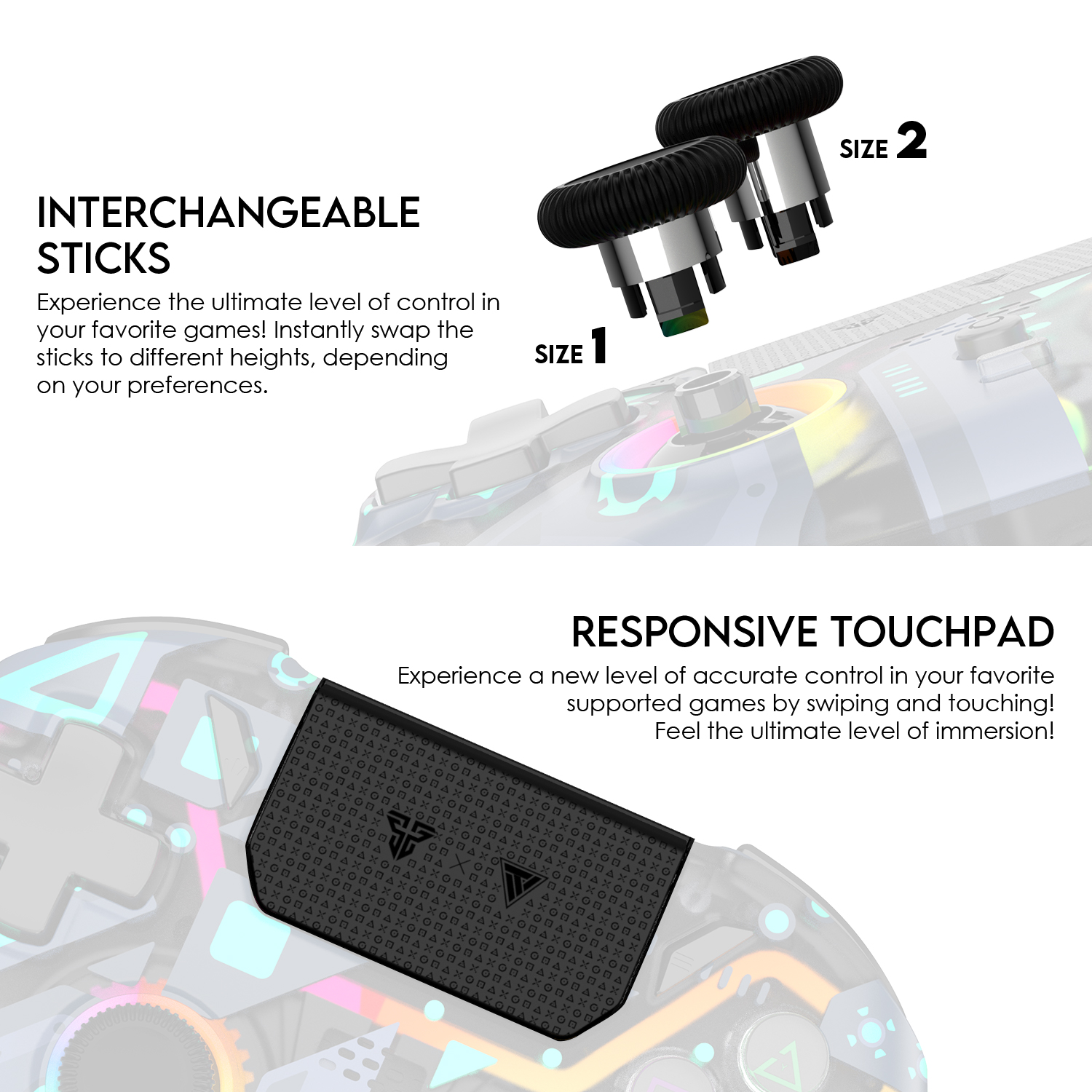 WGP14V2 NOVA PRO Polaris Control Inalámbrico Multiplataforma PS4 PC Switch 14