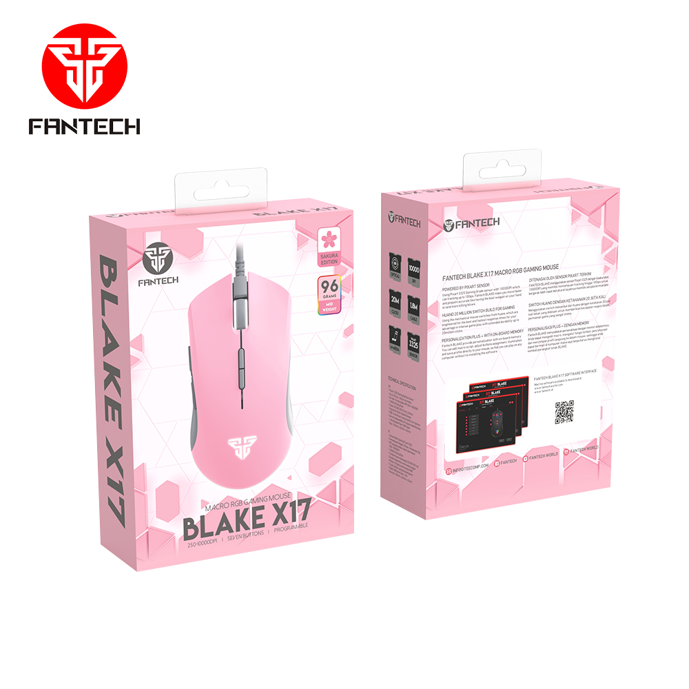X17 BLAKE Sakura Mouse 10.000 DPI 5