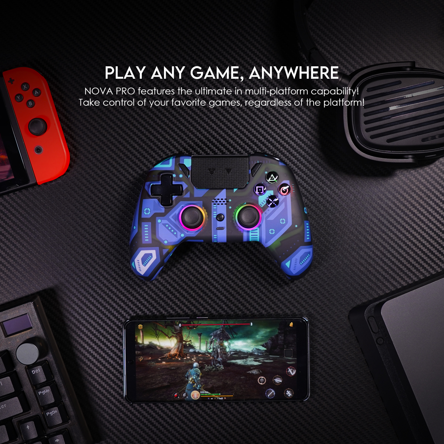 WGP14V2 NOVA PRO Polaris Control Inalámbrico Multiplataforma PS4 PC Switch 19