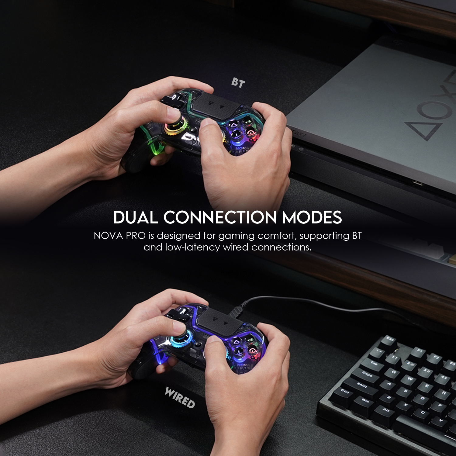 WGP14V2 NOVA PRO Atomic Black Control Inalámbrico Multiplataforma PS4 PC Switch 18