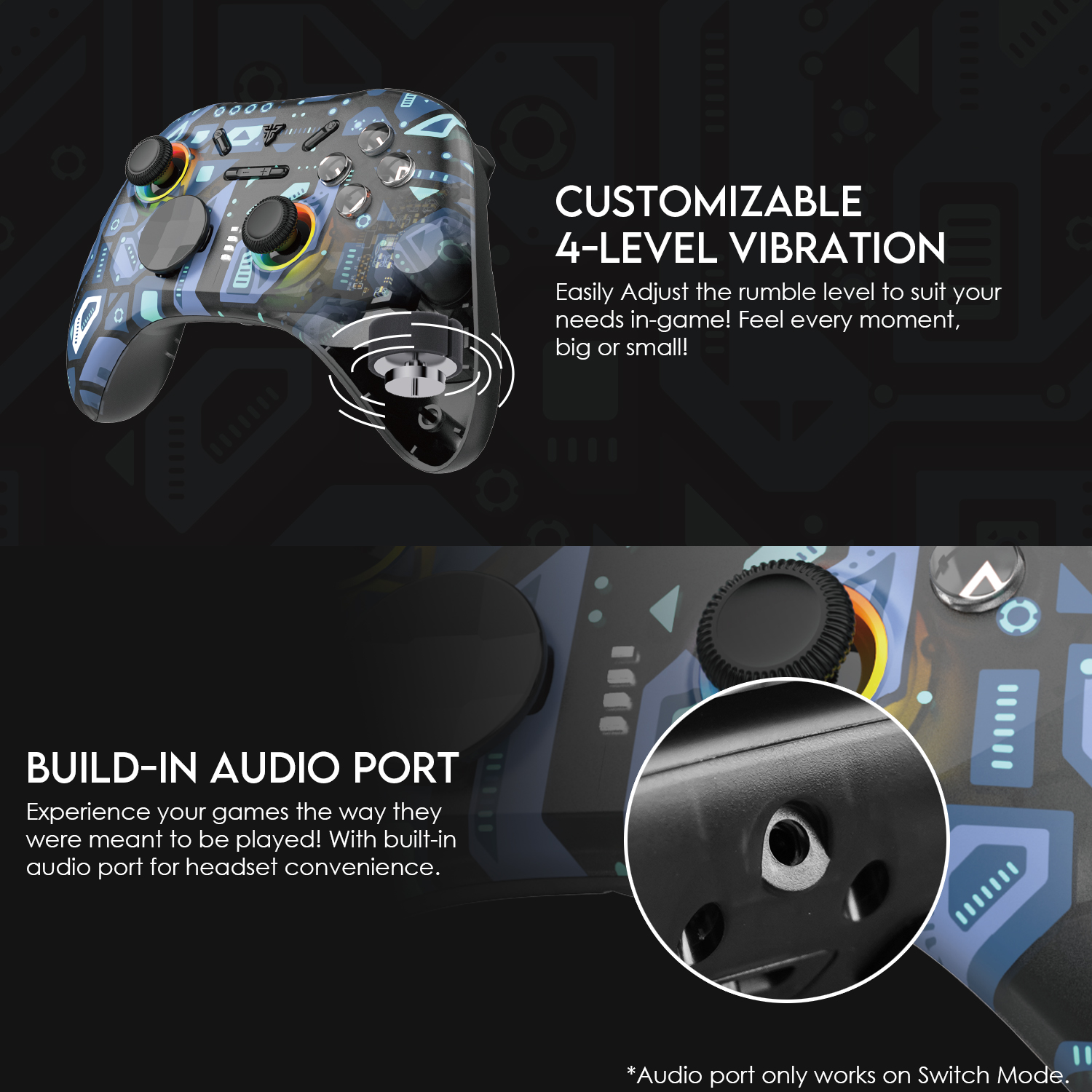 WGP15 EOS PRO Polaris Control Inalámbrico Multiplataforma PC Nintendo Switch 13