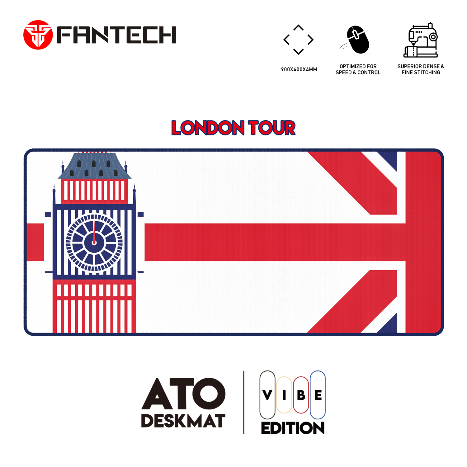 MP905 ATO London Mousepad Deskmat Talla XL 11
